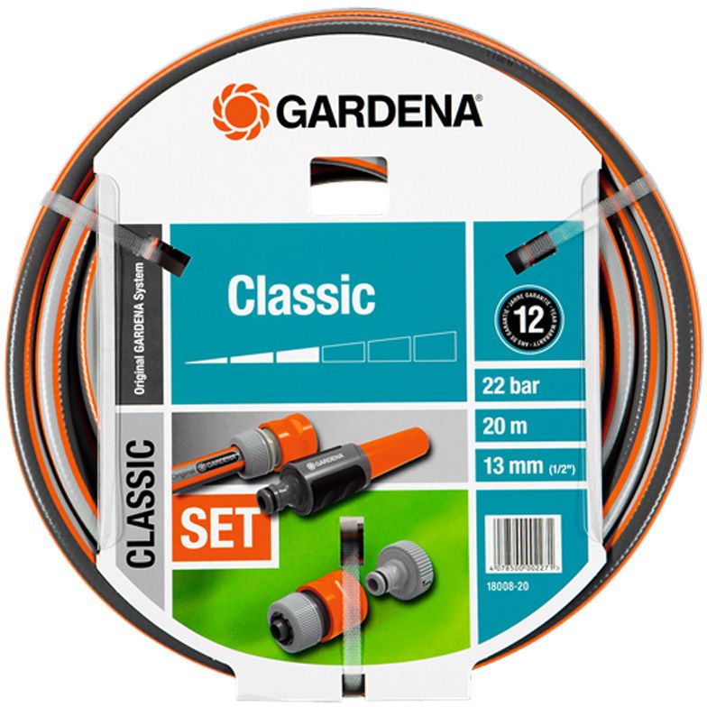 Gardena Classic detka 13mm, 20m (18008) 18008 (4078500002271) Dārza laistīšanas iekārtas