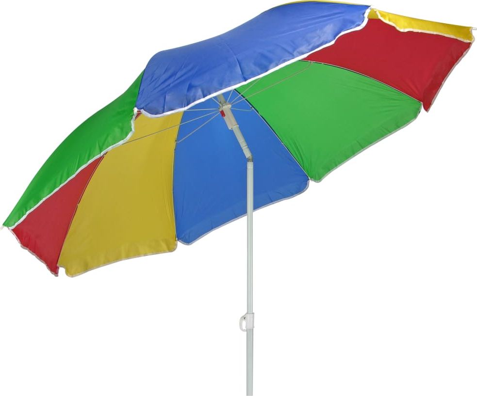 HI HI Parasol plazowy, 150 cm, wielokolorowy 423955 (4034127620090) Lietussargs