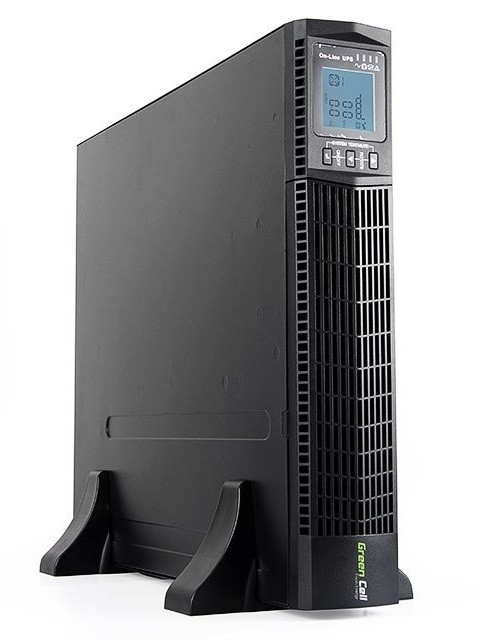 Green Cell UPS Online RTII 2000VA with LCD display nepārtrauktas barošanas avots UPS