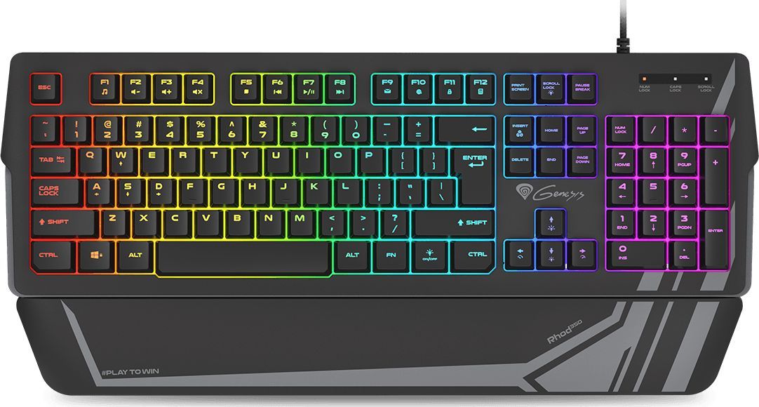 Genesis Rhod 350 Rgb Backlight Gaming Keyboard (Spain layout) klaviatūra