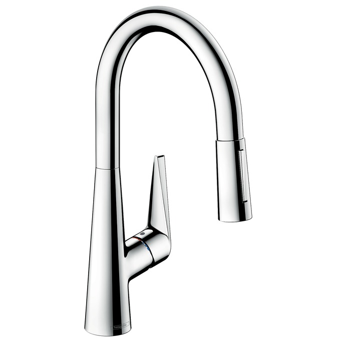 Bateria kuchenna Hansgrohe Talis S stojaca chrom (72813000) 72813000 (4011097772493) jaucējkrāns