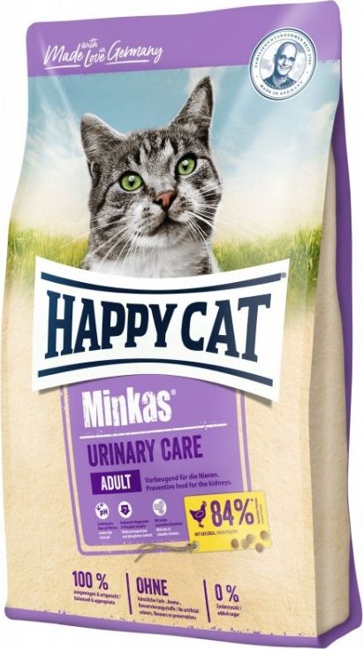 Happy Cat Minkas Urinary Care - healthy kidneys, poultry 10 kg kaķu barība