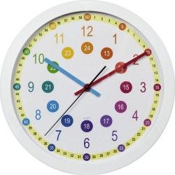 Childrens wall clock Hama Easy Lerning radio, radiopulksteņi