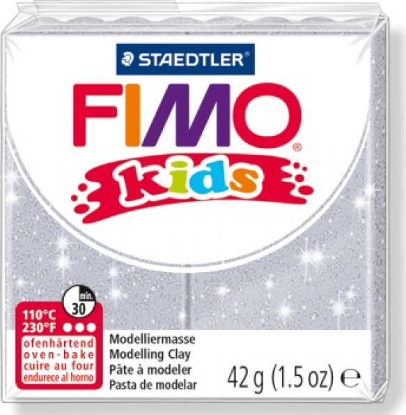 FIMO Mod.masse Fimo kids glitter silber konstruktors