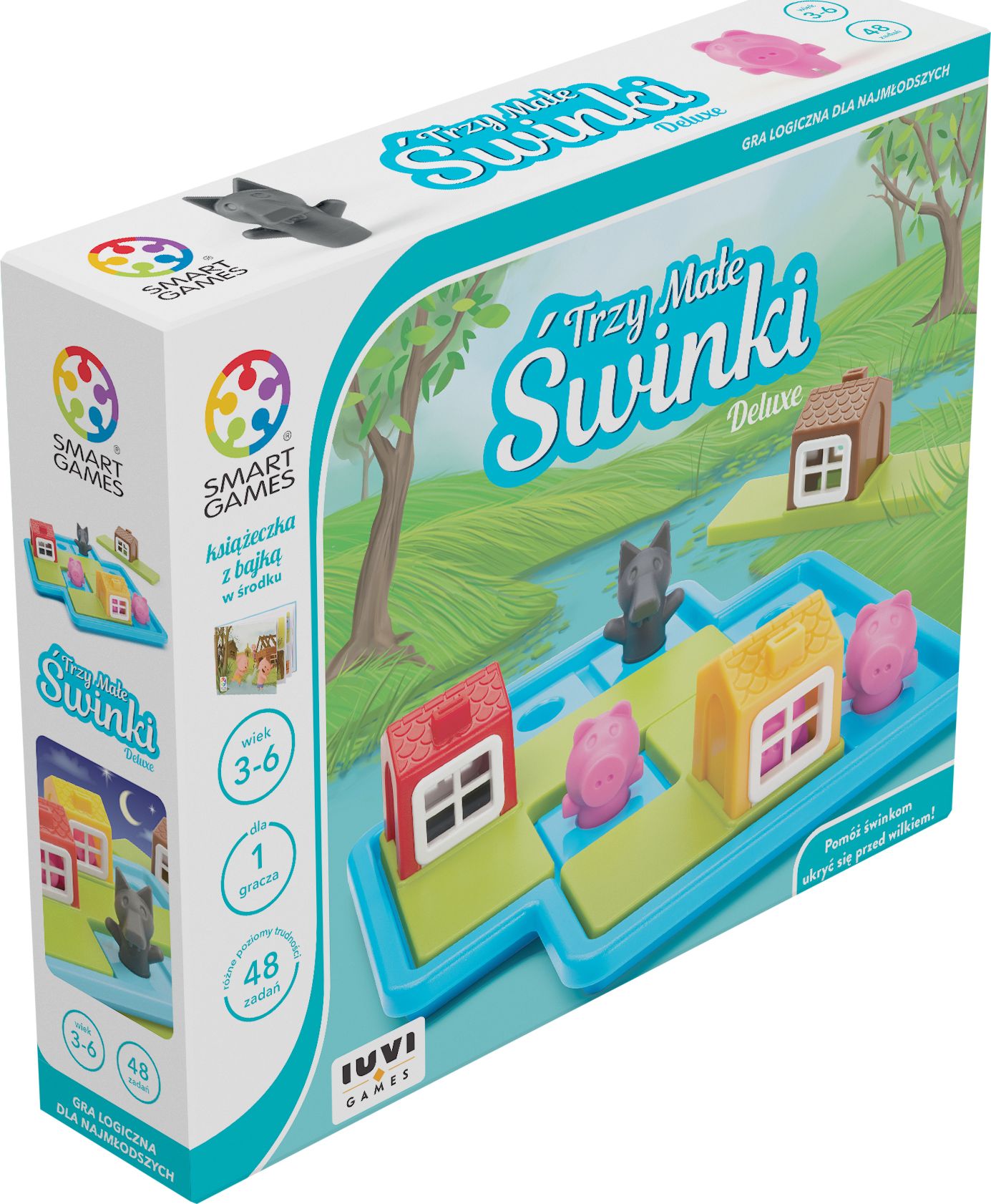 Iuvi Smart Games Trzy Male Swinki (PL) 396595 (5907628970164) galda spēle