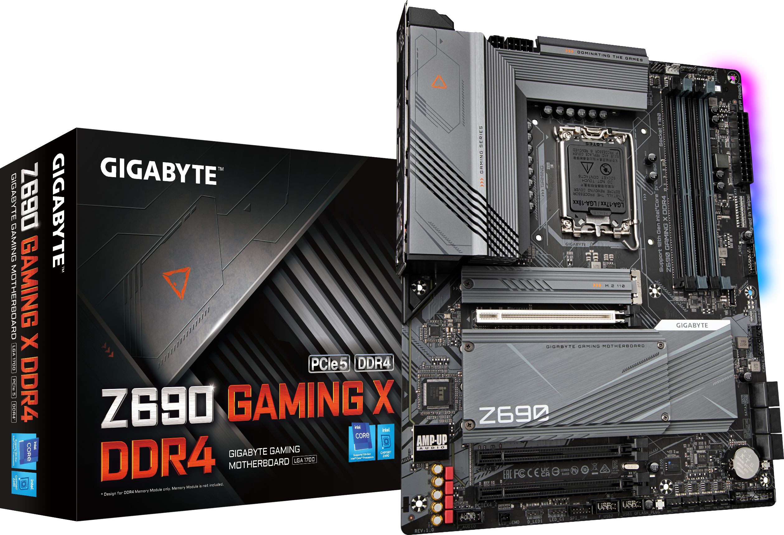 Gigabyte Z690 Gaming X DDR4, Intel Z690 Mainboard - Socket 1700, DDR4 pamatplate, mātesplate