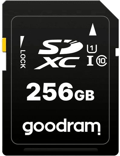 Karta SDXC GOODRAM 256GB CARD cl 10 UHS I atmiņas karte