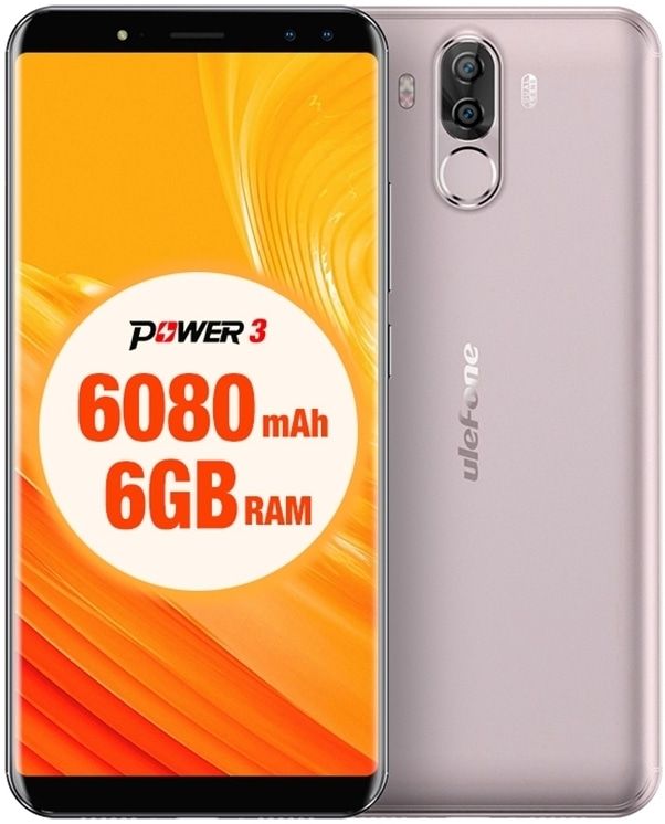 UleFone  Power 3 6/64GB DS Gold UF-PO3/GL Mobilais Telefons