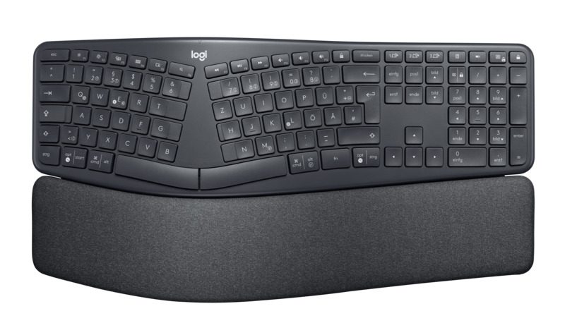 Logitech ERGO K860 for Business (kabellose Split-Tastatur) klaviatūra