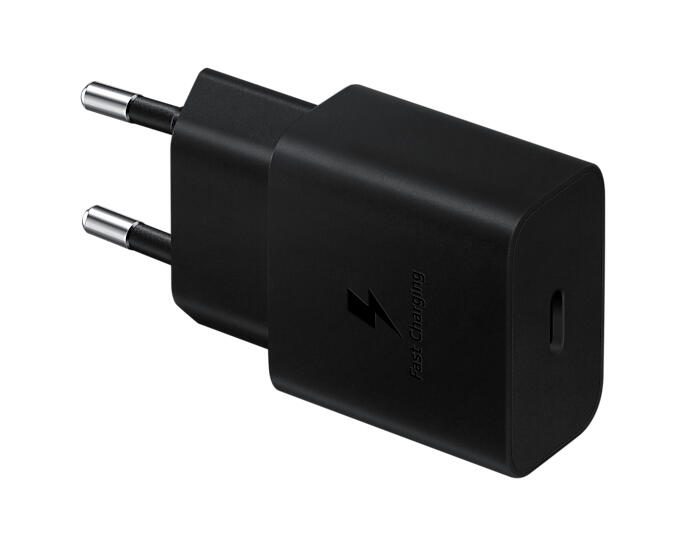 Samsung Galaxy Power Adapter USB Type C 15W Black aksesuārs mobilajiem telefoniem