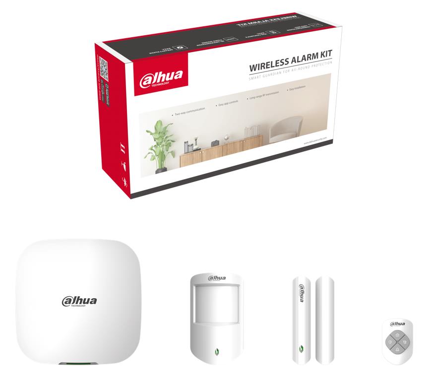 ALARM SECURITY KIT 4G/868MHZ ARC3000H-03-FW2 DAHUA drošības sistēma