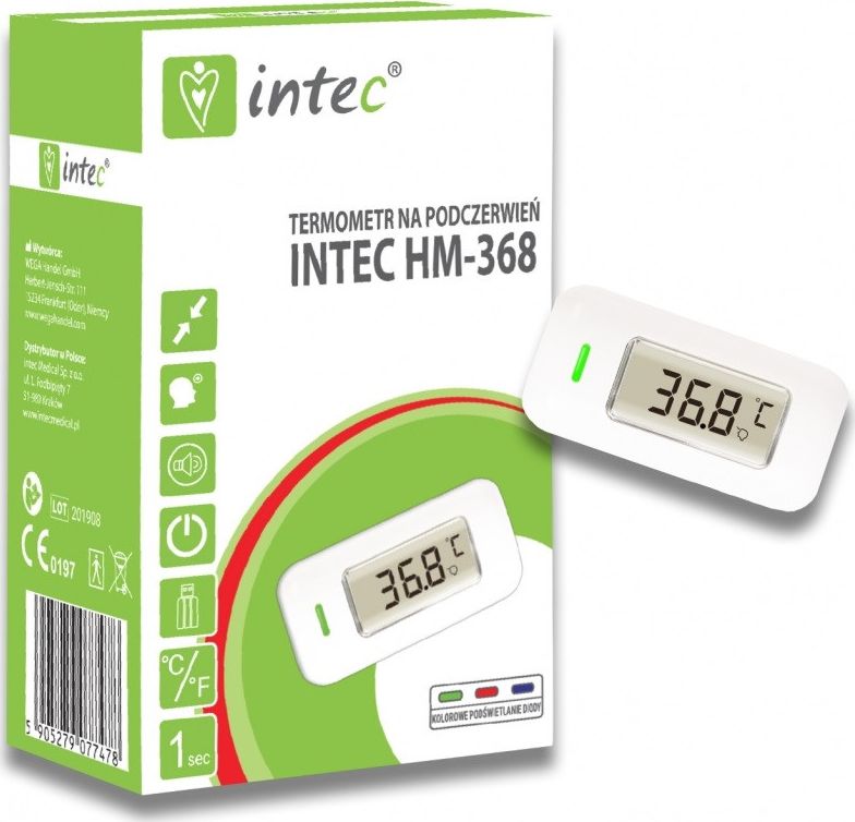 Termometr Intec HM 368 HM-368 (5905279077478) termometrs
