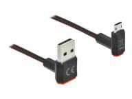 Easy - USB-Kabel - USB (M) nach oben/unten abgewinkelt, doppelseitig bis Micr... adapteris
