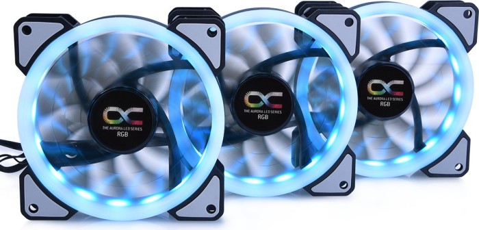 Alphacool Eiszyklon Aurora LUX Digital RGB - 3 Kit 120x120x25mm, case fan (3-pack, including digital RGB LED controller.) 24804 (42501972480 ventilators