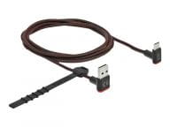 Easy - USB-Kabel - USB (M) nach oben/unten abgewinkelt, doppelseitig zu USB-C... adapteris