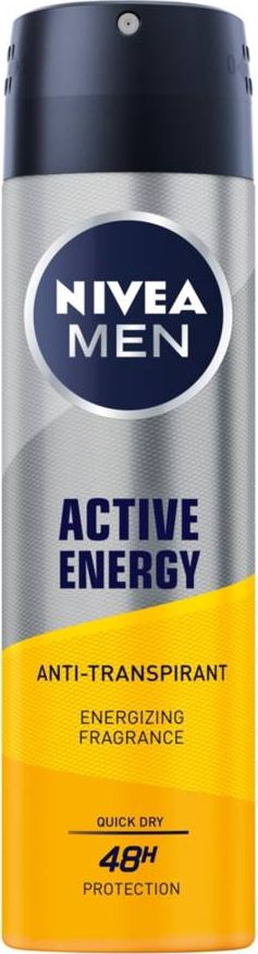 Nivea Nivea Men Dezodorant ACTIVE ENERGY spray meski 150ml 5900017079431 (5900017079431)