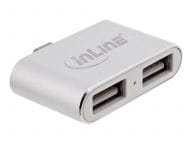 InLine Mini USB2.0 Hub - Hub - 4 x USB 2.0 33291I USB centrmezgli