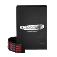 CableMod PRO ModMesh RT-Series ASUS ROG / Seasonic Cable Kits - schwarz/blutrot Barošanas bloks, PSU