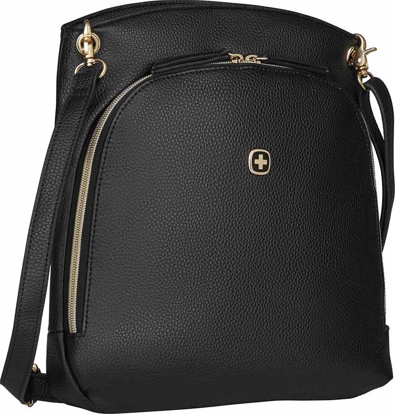 Wenger LeaSophie Crossbody Tote with Tablet Compartment black soma foto, video aksesuāriem