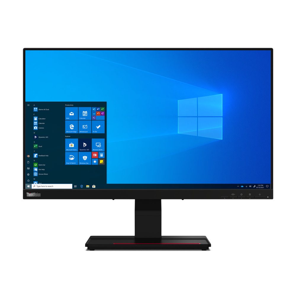 Lenovo ThinkVision T24t-20 LED-Monitor 60,45 cm (23.8 Zoll)(Full HD, IPS, 4ms, DisplayPort, HDMI, USB-Hub, Multi-Touch) monitors