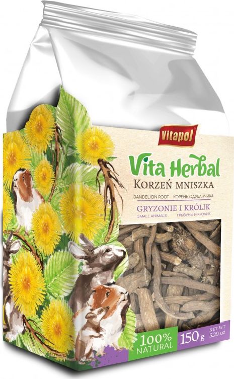 Vitapol Vita Herbal dla gryzoni i krolika, korzen mniszka, 150 g ZVP-4156 (5904479141569)