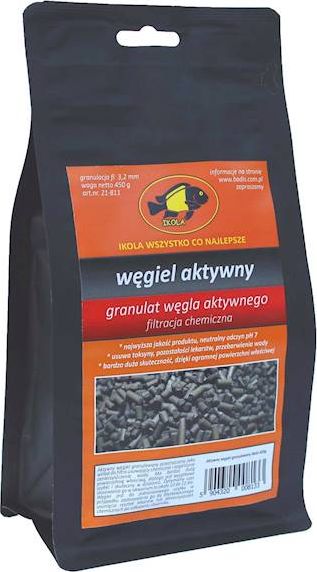 IKOLA Aktywny wegiel granulowany 450 g IKA 21-811 (5904320008133) akvārija filtrs