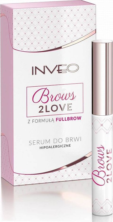 Inveo Brows 2 Love hypoallergenic eyebrow serum stimulating hair growth 3.5ml ēnas