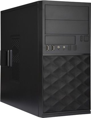 Obudowa IN WIN EFS052 Mini-Tower, black (EFS052.U3U2AQC) Datora korpuss