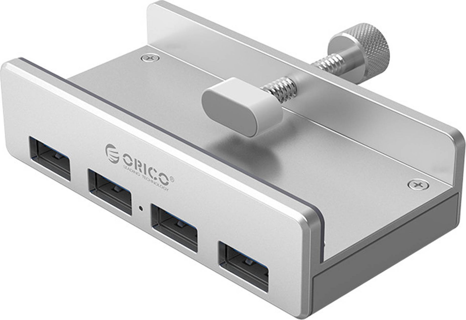 ORICO HUB USB USB 3.0, 4X USB-A, CLIP-TYPE USB centrmezgli