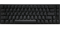 Ducky ONE 2 SF Gaming Tastatur, MX-Speed-Silver, RGB LED - schwarz klaviatūra