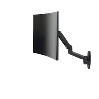 Ergotron LX Monitor Arm in Schwarz - Wandhalterung mit patentierter CF-Technologie fur Bildschirme bis 86,36cm (34 Zoll) monitors