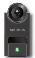 Smanos Smart Video Doorbell DB-20 Black, Motion detection, 1080HD Video, 170 Angle of View, Real Two-way talk, night vision.