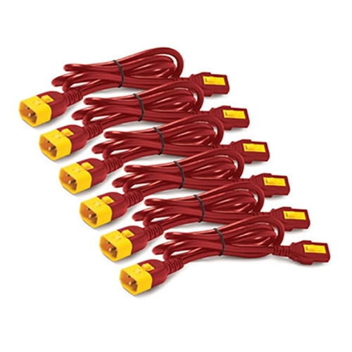 APC Power Cord Kit (6 EA), Locking, C19-C20, 0.6m  red nepārtrauktas barošanas avots UPS