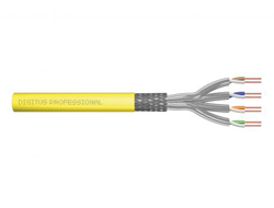 DIGITUS Professional bulk cable - 100 m - yellow, RAL 1016 kabelis, vads