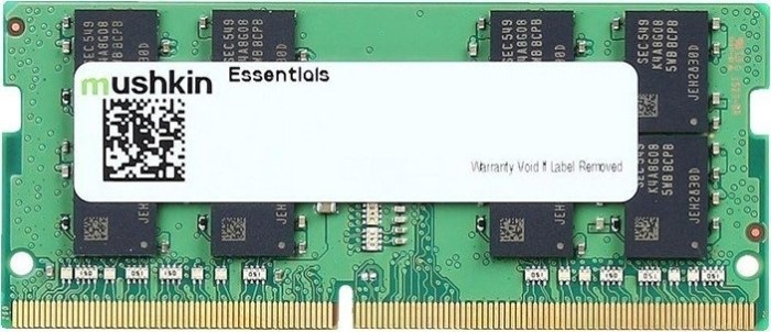 Mushkin DDR4 - 8 GB -2933 - CL - 21 - Single - Essentials (MES4S293MF8G) operatīvā atmiņa