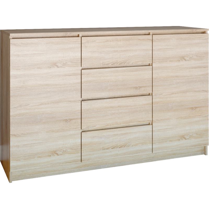 CHEST OF DRAWERS 140 2 DOORS 4 DRAWERS SONOMA