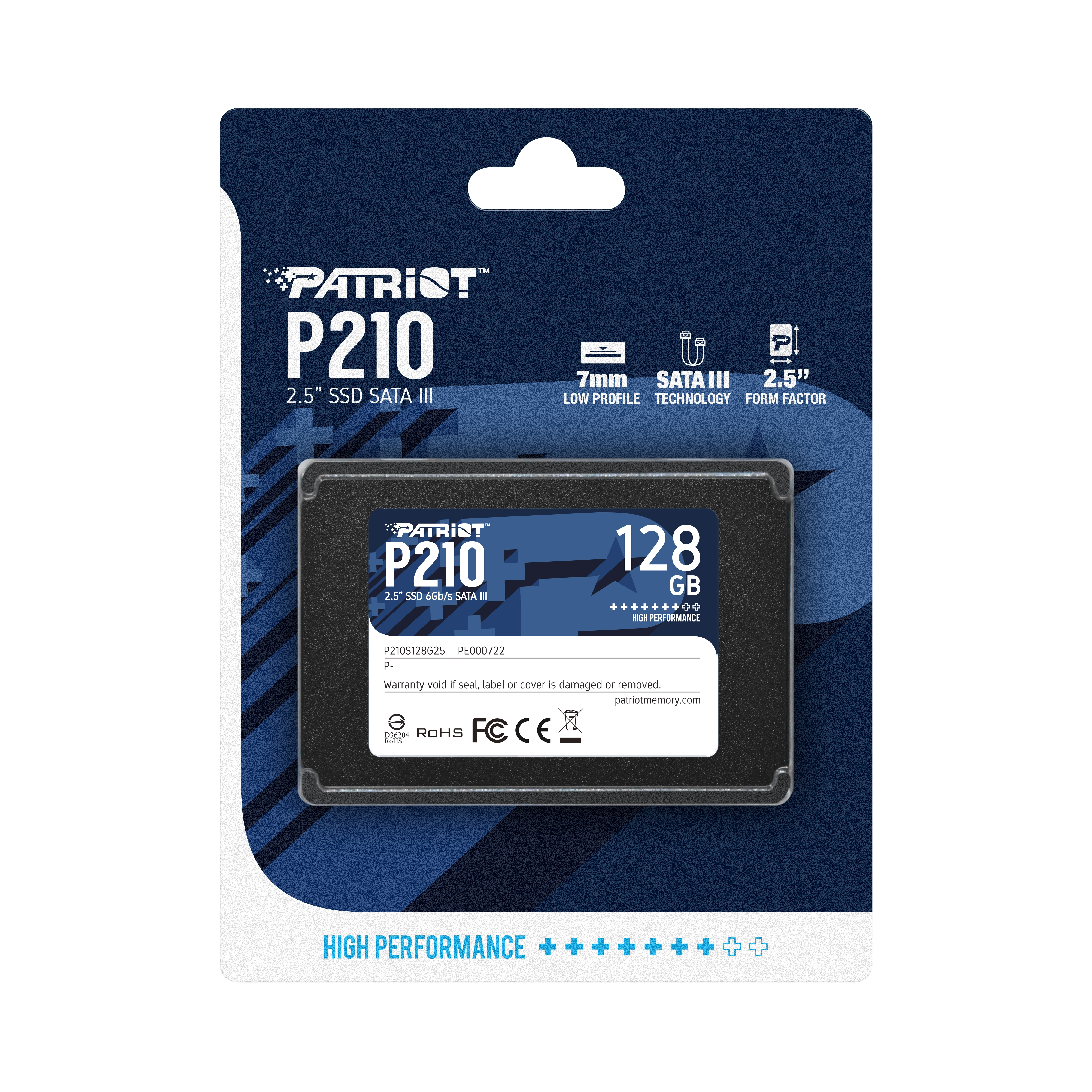 PATRIOT P210 128GB SATA3 2.5inch SSD SSD disks