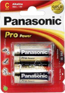 Panasonic Bateria Pro Power C / R14 24 szt. 9387356 Baterija
