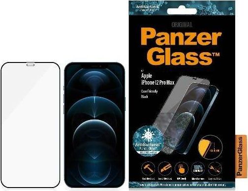 PanzerGlass 2712 - Klare Bildschirmschutzfolie - Apple - iPhone 12 Pro Max - Antibakteriell - Kratzresistent - Schockresistent - Transparent aksesuārs