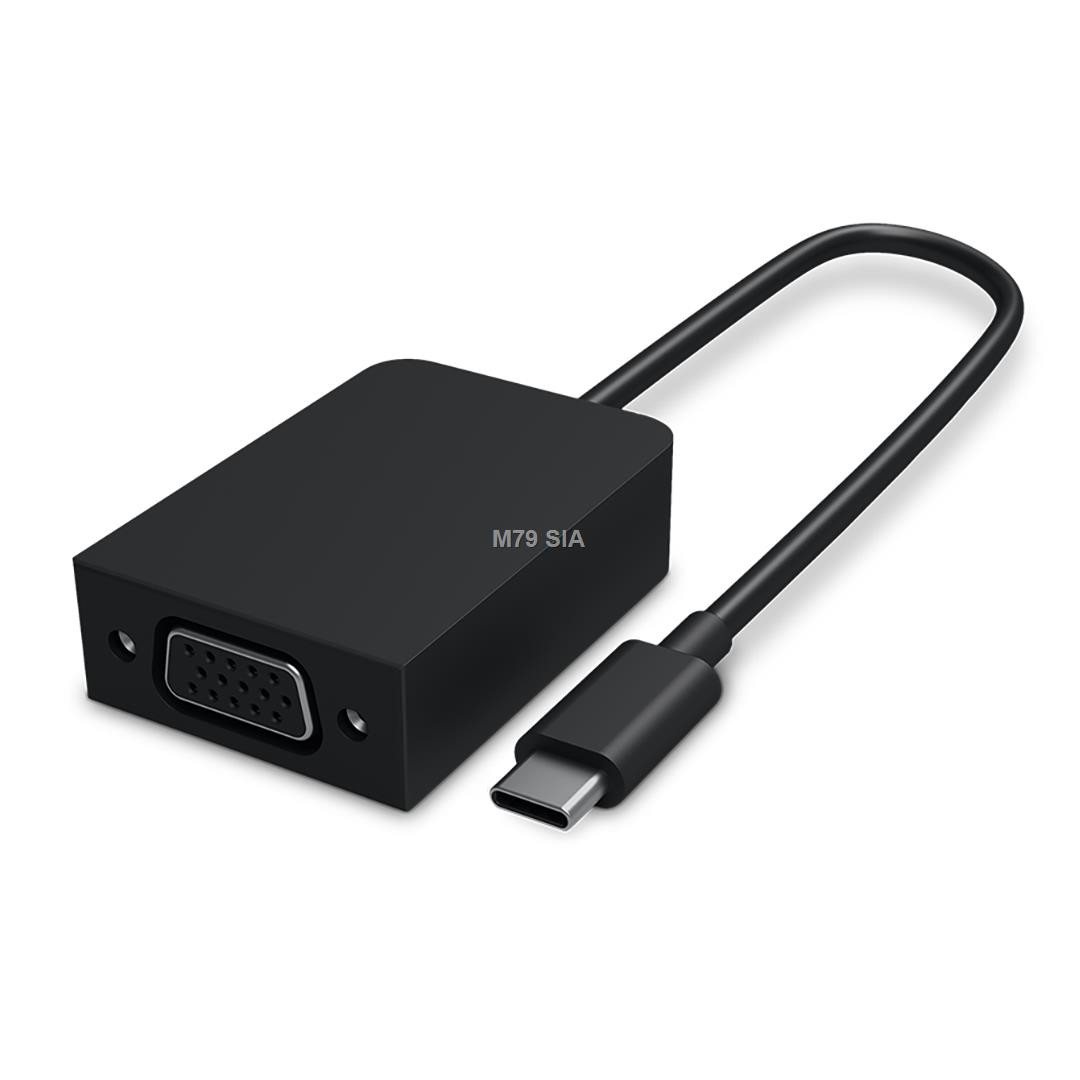 MS Srfc USB-C to VGA Adpt SC ET/LV/LT Planšetes aksesuāri