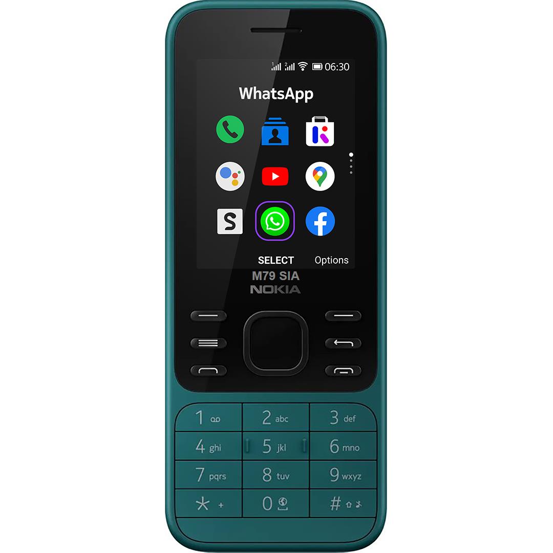 Nokia 6300 4G Dual cyan Mobilais Telefons