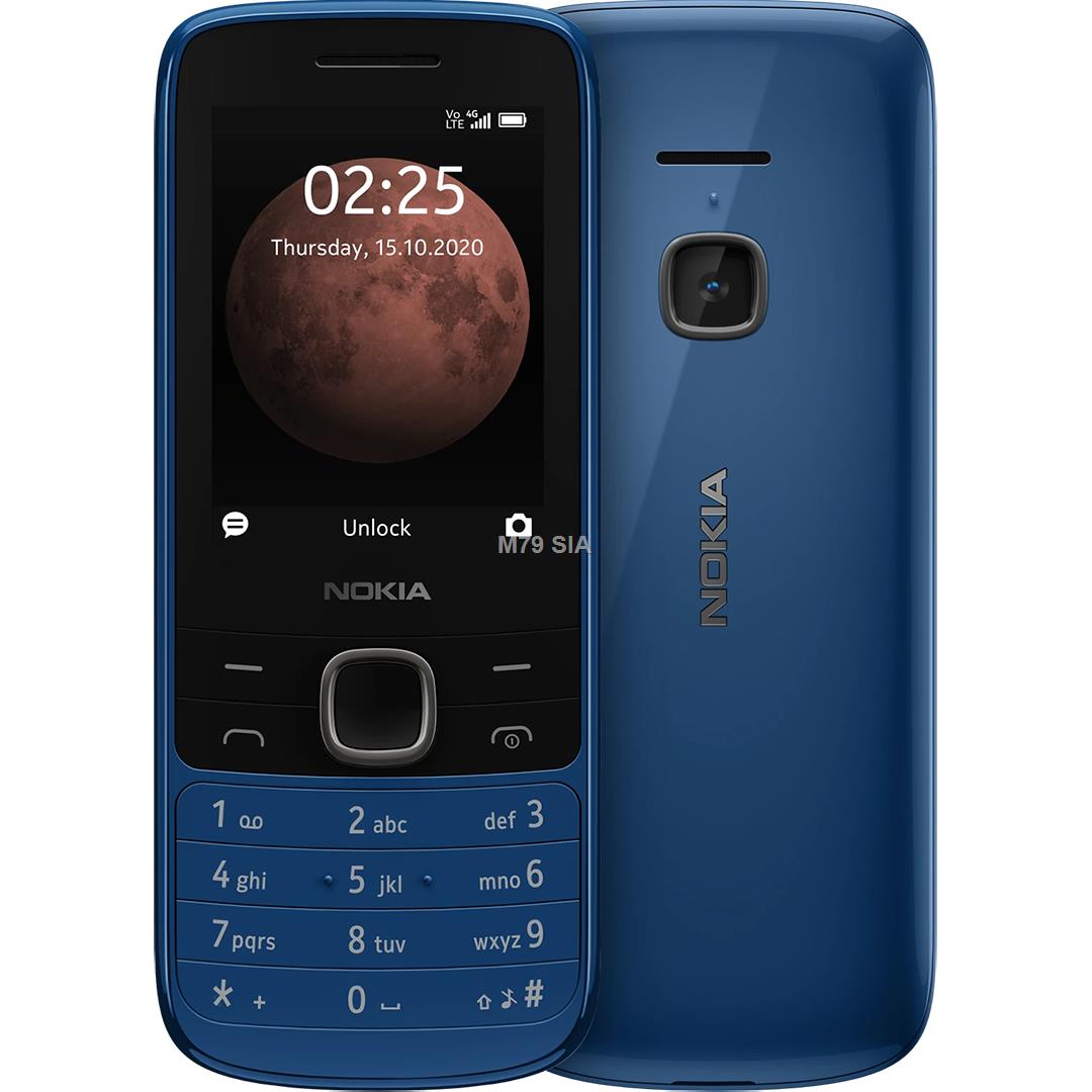 Nokia  225 4G DS (TA-1316) Blue Mobilais Telefons