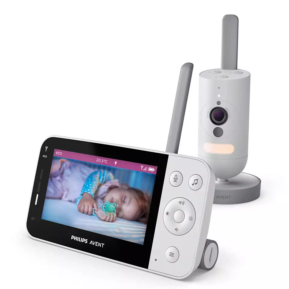 Philips Avent Connected Mazuļa video uzraudzības ierīce ar 4,3 collu ekrānu SCD923/26 Mazuļu uzraudzība