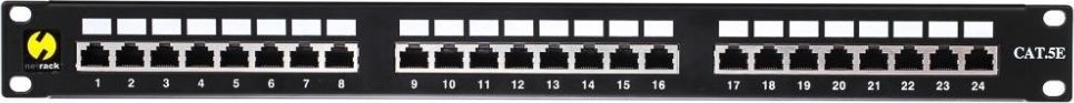 Netrack patchpanel 19'' 24 ports cat. 5e FTP LSA Serveru aksesuāri