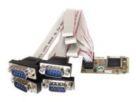 STARTECH 4 PORT MINI PCIE SERIAL CARD . kabelis datoram