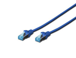 Digitus DK-1532-010/B CAT 5e SF-UTP patch cable. PVC AWG 26/7. Length 1m. blue kabelis, vads