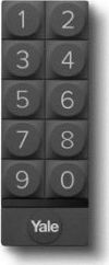 Yale 05/301000/BL numeric keypad Bluetooth Black