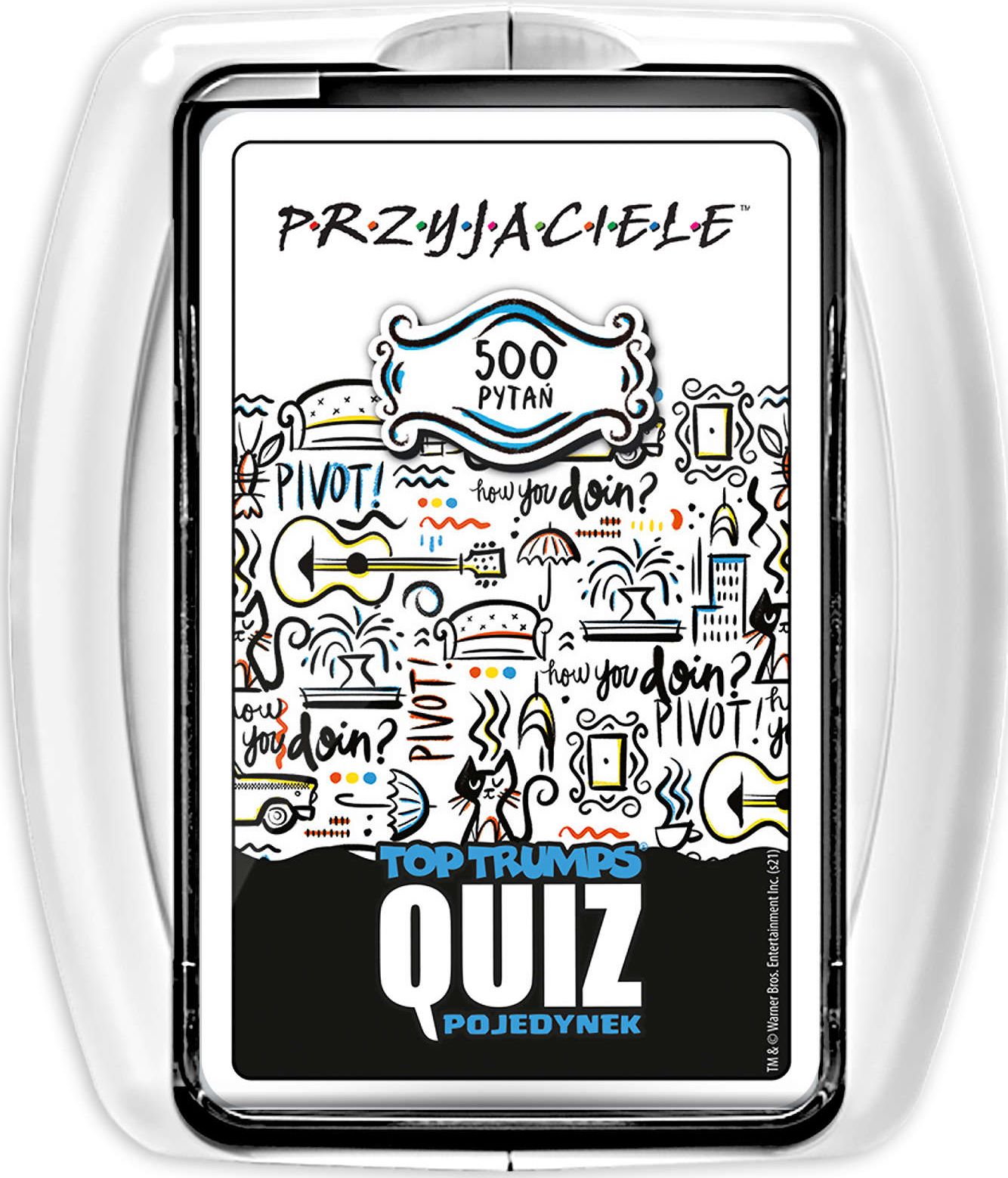 Winning Moves Przyjaciele Friends Quiz Top Trumps 00240 WINNING MOVES WM00240-POL-6 (5036905041072)