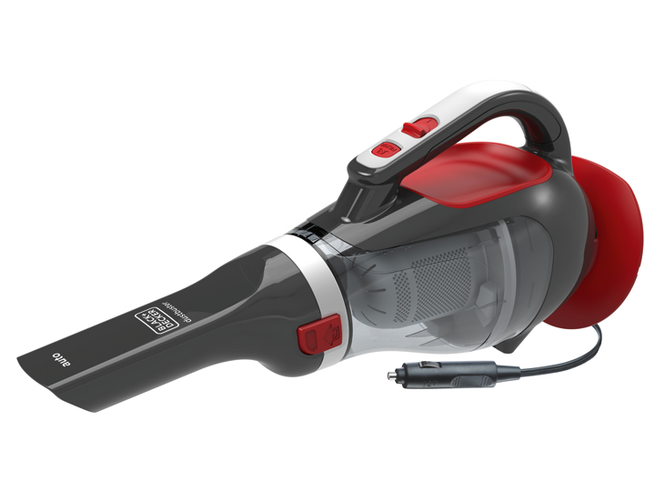 Black & Decker ADV1200 handheld vacuum Bagless Gray, Red Putekļu sūcējs