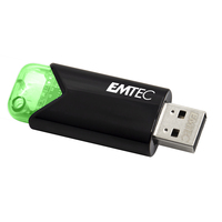 EMTEC USB-Stick 64 GB B110  USB 3.2 Click Easy Green USB Flash atmiņa